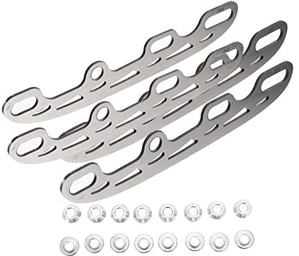 Yardwe 3 Sätze Schlittschuhe Metal Blade Die Metallklinge Eishockey Hockeyausrüstung für Rollschuhe Sportzubehör für Skateschuhe Skaten austauschbare Kufen Roller Skates