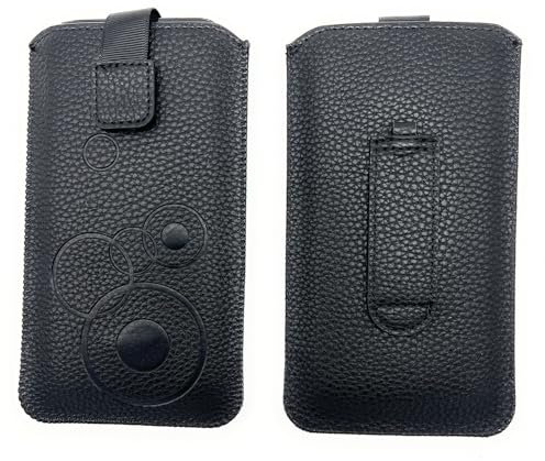 Handytasche Schutz Hülle Etui Handy Slim Case Sleeeve Gürteltasche schwarz für Nokia 225 4G / Nokia 216 Dual/Nokia 215 4G, Nokia 110 4G (2023) / Nokia 105 (2023)