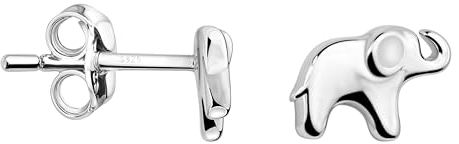 SOFIA MILANI - Damen Ohrringe 925 Silber - Elefant Ohrstecker - E2491