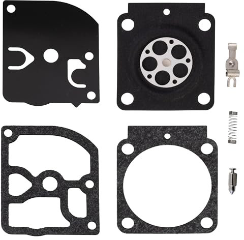 AERZETIX - C74641 - Kit de réparation et membrane de carburateur pour tronçonneuse - compatible avec Stihl MS 171, MS 181, MS 211