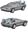 Hot Wheels RITORNO AL FUTURO Modellino DieCast Auto DELOREAN DMC BACK TO THE FUTURE - scala 1/64 lunghezza 7 cm Pop Culture JBL65