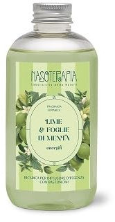 NASOTERAPIA Foglie di Lime e Menta Ricarica per Diffusore a Bastoncino 250 ml