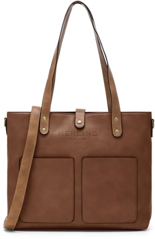 HERLING Damentasche shopper BERAUD Handtasche Schultertasche PU-Leder shopping bag