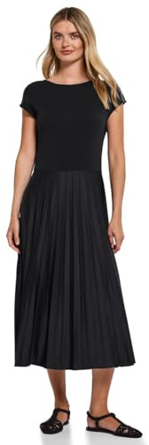 Kleid mit Plissée-Rock