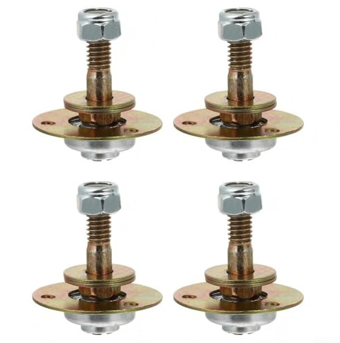 Linnkyfloa Schaukelstuhl-Lager-Schrauben-Set, 4 Stück, Eisen M8 Hardware für Gleiter, Möbel-Ersatz – kompatibel mit Liegestuhl-Anschluss und Lagerrolle (M8 x 45 mm)