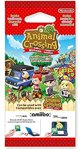 Paquet de 3 cartes : Animal Crossing - New Leaf Welcome amiibo