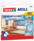 tesamoll® Silikondichtung Premium Flexible - schließt Fenster- und Türspalten, transparent, 6 m (3er Pack)