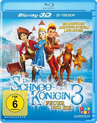 Die Schneekönigin 3 - Feuer und Eis (inkl. 2D-Version) [3D Blu-ray]