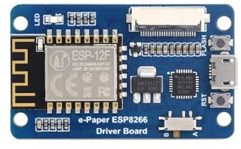 Waveshare Universal e-Paper Driver Board with WiFi SOC ESP8266 Onboard Supports Various Waveshare SPI e-Paper Raw Panels and Arduino Development