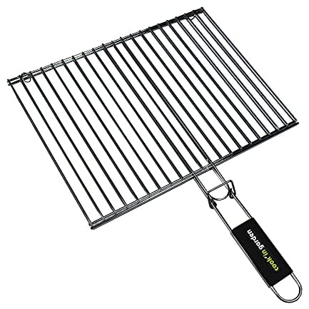 Cook'in Garden Gr025 - Griglia rettangolare doppia, 40 x 30 cm