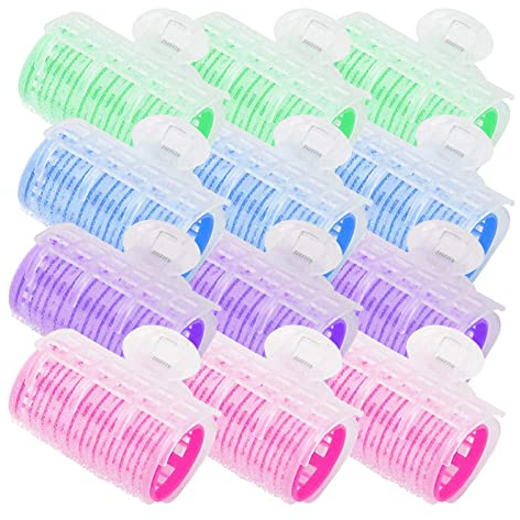 Rulo de Pelo,Zuzer 12pcs Rodillo Cabello Profesional Auto Agarre Rizadores de Pelo Hair Curlers Rollers para Mujeres Niñas Cabello