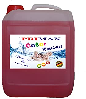 Primax Universal Flüssigwaschmittel 10 Liter Familienpackung, Vollwaschmittel Colorwaschmittel mit Primax-Gel-Formel bekämpft hartnäckige Flecken für sorgt für strahlende Wäsche und Reinheit