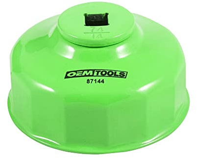 OEMTOOLS 87144 74mm 14 Rillen Ölfilterschlüssel, Ölfilterkappenschlüssel für Mercedes-Benz, VW, Porsche, Ölkappenfilterschlüssel verhindert ein Verrutschen