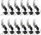 YOUNTHYE 12PCS Cam Lock 20mm Cabinet Locks, Security Mailbox Lock with Keys Different, Cabinet Lock Metal Cupboard Locks for Drawer, Wardrobe, Letter Box
