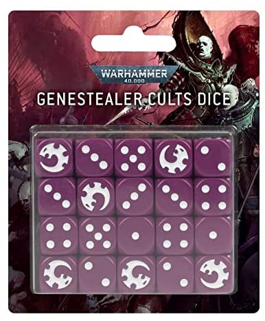 Games Workshop Warhammer 40k - Genestealer Cult Dice Set