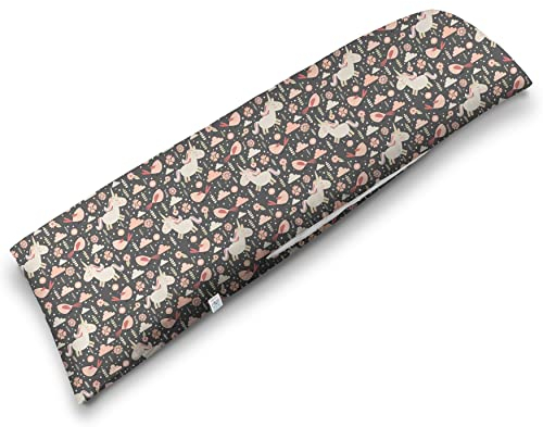 ekmTRADE Seitenschläferkissen 40x145cm Langkissen ergonomisches Schlafkissen, erholsamen Schlaf optimale Druckentlastung, Körperanpassung, für Schwangere, Stillende & Allergiker (34, Kissen mit Bezug)