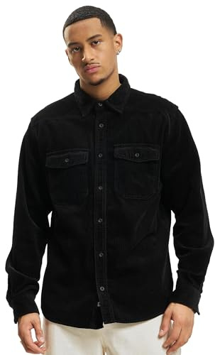Brandit Men's Corduroy Classic Shirt Long Sleeve Dress