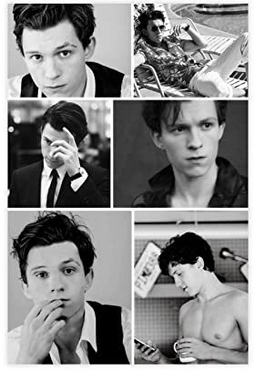 Tom Holland Leinwand-Poster, Schlafzimmer, Dekoration, Sport, Landschaft, Büro, Raumdekoration, Geschenk, ohne Rahmen, 40 x 60 cm