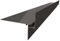 Renoplast® Aluminium Traufprofil W35+ 200cm Graphit | Fertigstellung von Terrassen und Balkonen | Belüftete Böden Erhöht | Wasser ablaufsysteme Winkelprofil | Korrosionsschutz Balkonprofile