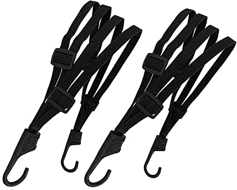 2 Stück Gepäckspanner Spanngurt Fahrrad Spanngurt Fahrrad Gepäckträger Spanngummi mit Haken Spanngummi für Radfahren Motorrad Fixieren von Helm Gepäck Umhängetasche
