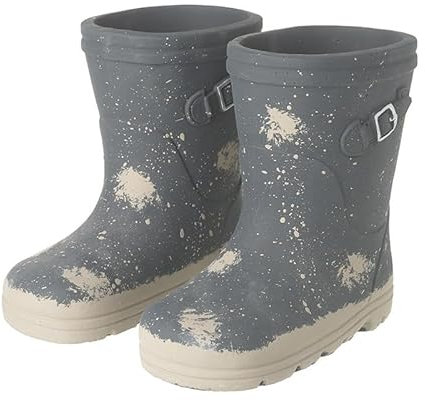Heaven Sends Cement Black Wellie Boots Planter Set