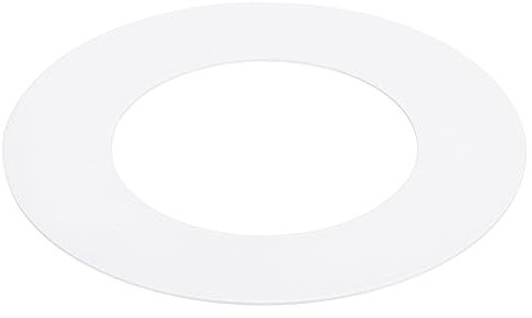 PATIKIL 2.76 ID 4.53 OD Goof Anillos para Empotrada Luz, Brillo Blanco Goof Adorno Anillo Iluminación Accesorio para Techo Pared Empotrado Lata Focos