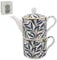 Lesser & Pavey Willow Bough Ceramic One Cup TeaPot Gift Set | Gift Set Includes Cup & Teapot for 1 | Tea Pot Gift for Mums Birthday or Mother's Day - William Morris