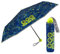 PERLETTI Regenschirm Taschenschirm Blau Reflektierend Kinder - Jungen Regen Schirm Kompakt Klein Windsicher - Kinderschirm 7+ Jahre Windfest Sicher Bunt - Durchmesser 91 cm (Emoji Gelb)