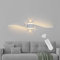 minifair 120Cm Led Wandleuchte Innen,Weiß Bettlampe Dimmbar Moderne Wandleuchte Acryl Wandbeleuchtung Mit Hilfslichtquelle,Wandleuchten FüR Flur Treppenhaus Wohnzimmer Kommode Badezimmer 3000K-6000K