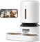 PETLIBRO Distributeur Croquettes 2 Chat avec 1080P Camera, 5G et 2.4G WiFi Mangeoire Automatique pour Animaux avec Bols en Acier Inoxydable, Gamelles pour Chats ou Chiens, Connecté App, Blanc