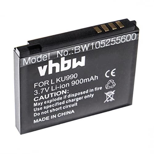 vhbw 1x Akku Ersatz für LG LGIP-580A für Handy Smartphone Telefon (700 mAh, 3,7 V, Li-Ion)