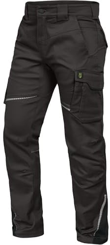 Leibwächter Flex-Line Stretch Arbeitshose, Handwerker Hose, Arbeitsbekleidung atmungsaktiv, ohne Knietaschen