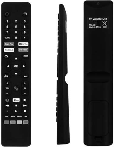 VINABTY Replacement Voice Remote Control Applicable For Cello Android TVs C2420G C3220G C4020G C5020G C6520G ZG0242 ZG0223 ZG0204 ZG0234 ZG0205 (With Voice Search function)