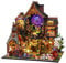 CreativeBlocker 3D Holzpuzzle Bausatz - Halloween Magic Castle Holz Puzzle für Erwachsene, DIY Minihaus, Halloween Heimdekoration, (ES015)