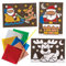 Baker Ross FN314 Weihnachten Scenes Folie Kunst Bilder - 10er-Pack, Weihnachtsbasteleien für Kinder, Weihnachtsunterhaltung für Kinder