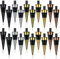 Barfeery 20Pieces Blank Bottle Stopper Bottle Stopper with Threaded Post for Wood Turning DIY Project