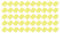 VOCOSTE Soft Mini High Elasticity Nail Buffers for DIY Yellow 50 Pcs
