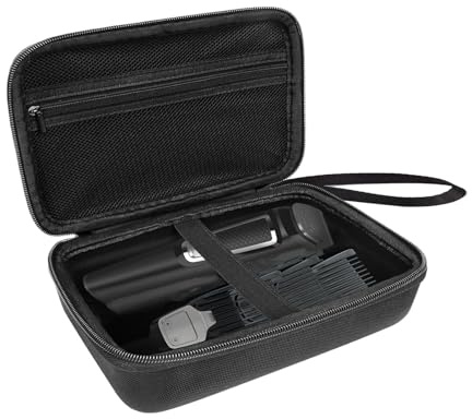 Travel Herren Tasche für elektrische Bart-Körperrasierer für Braun All-in-One Style Kit Serie 9 9440/7 7410/3 3450 3430, kompatibel mit Philips Norelco Multi Groomer Trimmer Serie