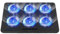 NADCFN Cooling Pad Base di Raffreddamento per Laptop con 6 ventole silenziose, velocità del Vento Regolabile in 7 Altezze, Supporto per Laptop con Telefono Cellulare Base di Raffreddamento per Laptop