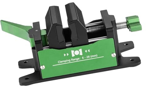 Dpofirs Clamp de Ventana de Club con Caja de Almacenamiento, Abrazadera de Hierro de Aleación de Aluminio de 6-28 Mm para Cuñas/planchas/putters