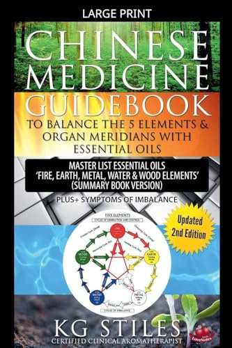 Chinese Medicine Guidebook Balance the 5 Elements & Organ Meridians with Essential Oils (Summary Book Version)