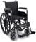 Mobiclinic®, Rollstuhl faltbar, S220, Schnellspanner-rollen auf knopfdruck, Europäische marke, Sitzbreite 40 cm, Klappbare fußstütze und armlehnen, Bremshebel, Für behinderte, Stabil
