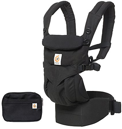 Ergobaby - Sac à dos, porte-bébé ergonomique, pour nouveau-né et bébés, gris perle