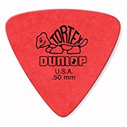 Dunlop Plectren Tortex Triangle 050 rot (6 Stück)