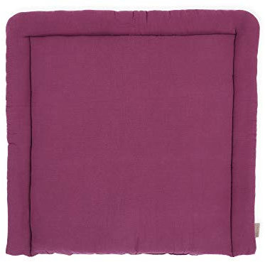 KraftKids Wickelauflage in Musselin purpur, Wickelunterlage 85x75 cm (BxT), Wickelkissen