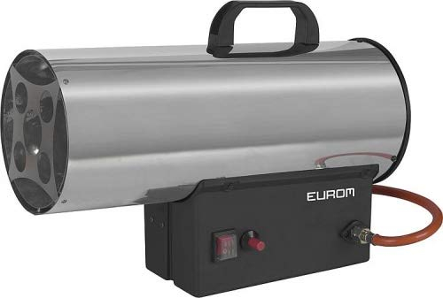 Eurom Gasheizer HKG 15 14,8 kW Gasheizgebläse Heizkanone Gasofen Bauheizer Heizlüfter