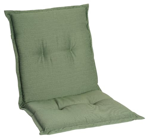 Homeoutfit24 Gartenstuhlauflagen Niedriglehner, 1er Set, Grün