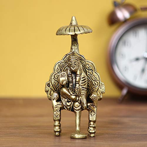 eCraftIndia Sai Baba Idol Statue aus Messing