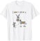 I Don't Give A Rat Ass Donkey And Mouse Walking Funny T-Shirt