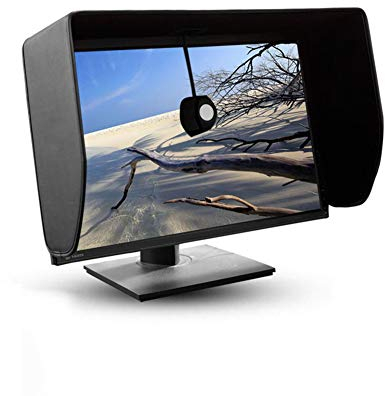 MNSSRN 27-Zoll-Computer-Bildschirm Hood, Anti-Streulicht, Augenschutz, Büro Gaming Multi-Funktions-Hood, Geeignet für Bildschirmrahmenbreite 63.5-65.5CM
